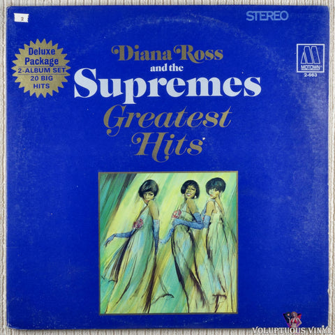 Diana Ross And The Supremes – Greatest Hits vinyl record front cover