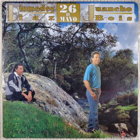 Diomedes Díaz, Juancho Rois ‎– 26 De Mayo vinyl record front cover