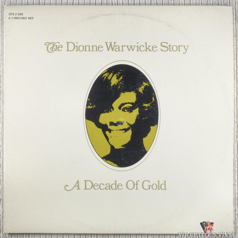 Dionne Warwicke – The Dionne Warwicke Story (A Decade Of Gold) vinyl record front cover