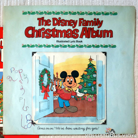 Various ‎– The Disney Family Christmas Album vinyl record booklet
