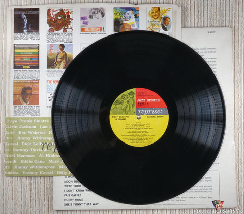Dizzy Gillespie ‎– Dateline: Europe Dizzy Gillespie In Concert vinyl record 