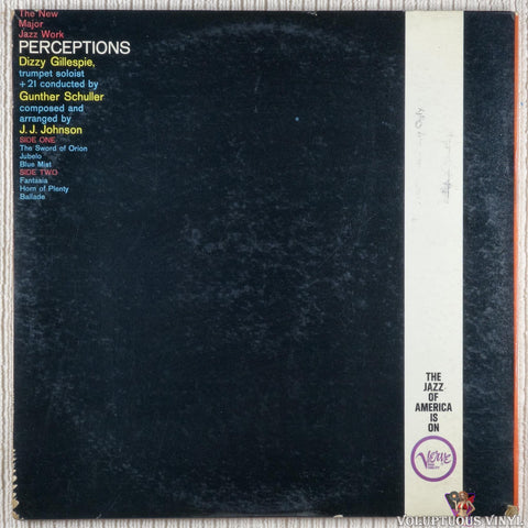 Dizzy Gillespie – Perceptions vinyl record back cover
