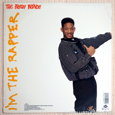 DJ Jazzy Jeff & The Fresh Prince ‎– He's The DJ, I'm The Rapper - Vinyl Record - Back Cover