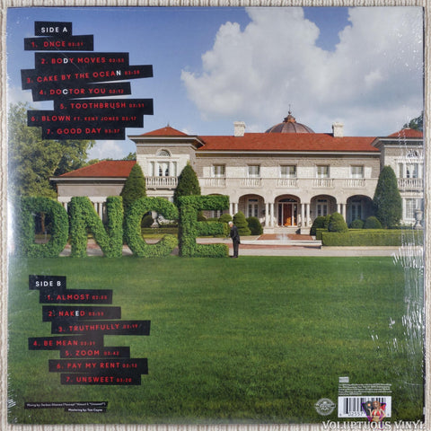 DNCE ‎– DNCE vinyl record back cover