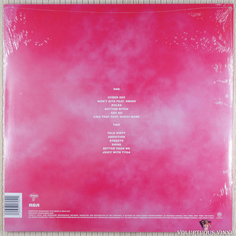 Doja Cat ‎– Hot Pink vinyl record back cover