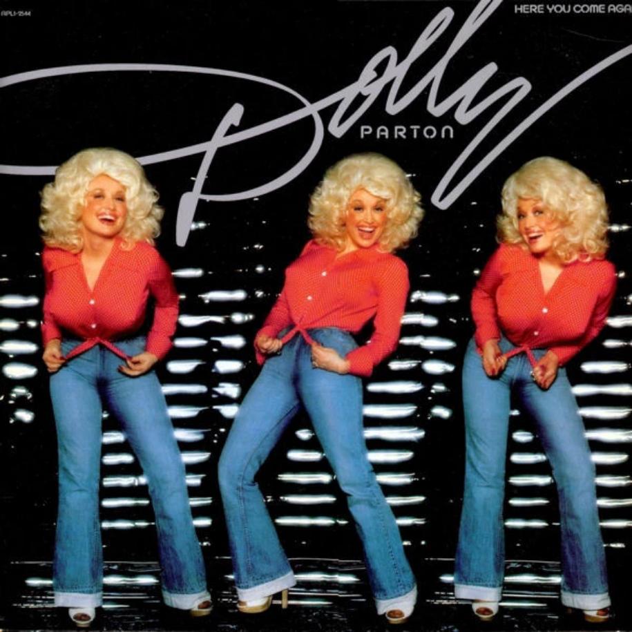 Dolly Parton ‎– Here You Come Again vinyl record front cover