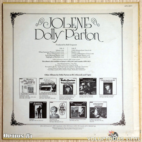 Dolly Parton – Jolene (1974)