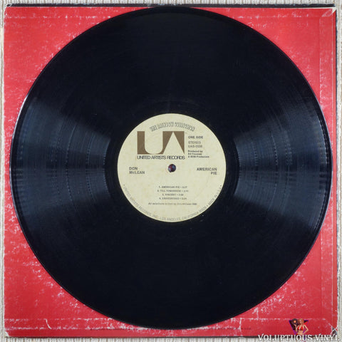 Don McLean ‎– American Pie vinyl record