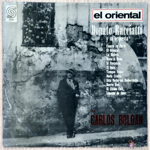 Donato Racciatti Y Su Orquesta ‎– El Oriental vinyl record front cover