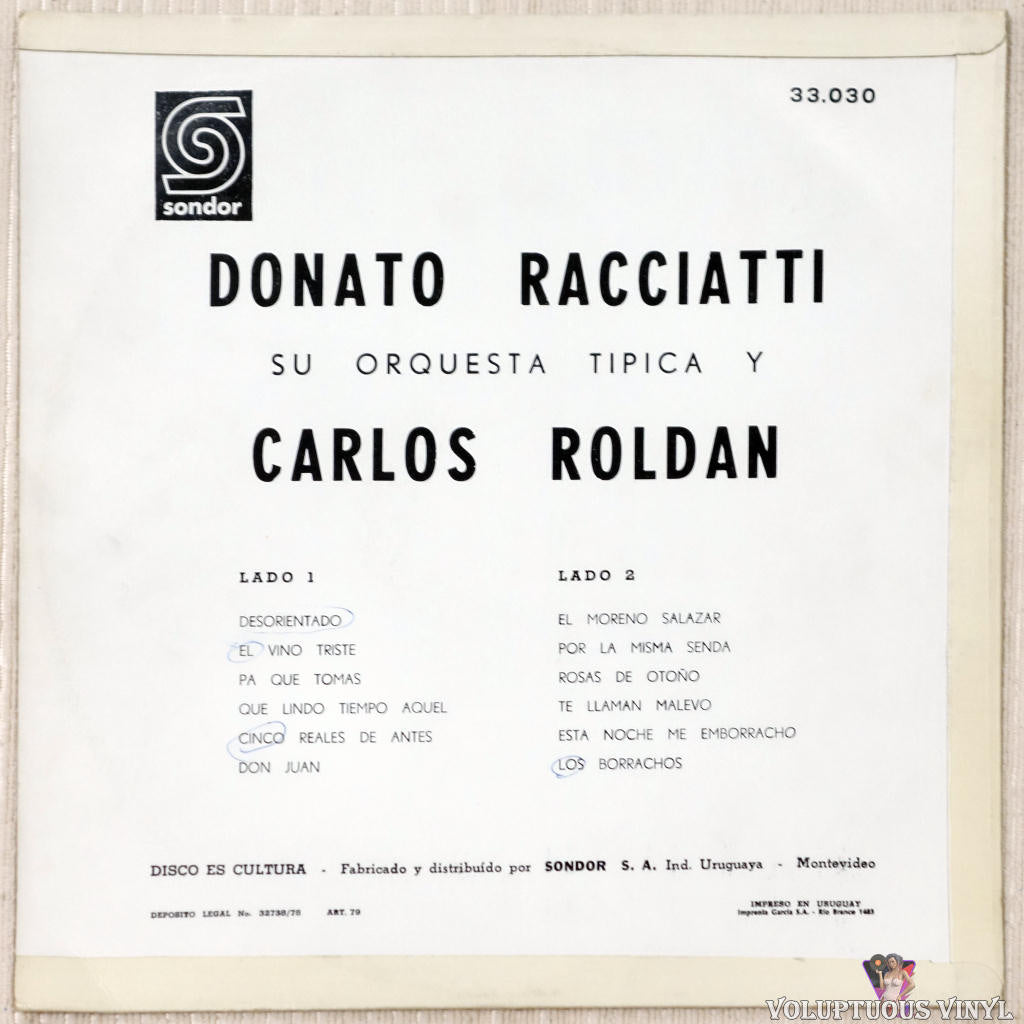 ファッション人気ブランドランキング Donato Racciatti Y Su Orquesta Típica Y Carlos Roldán その他