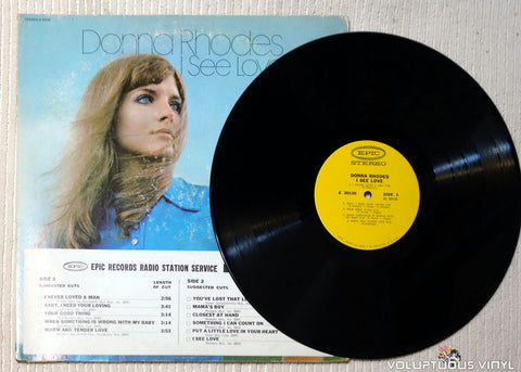 Donna Rhodes ‎– I See Love vinyl record