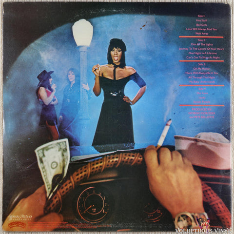 Donna Summer ‎– Bad Girls vinyl record back cover