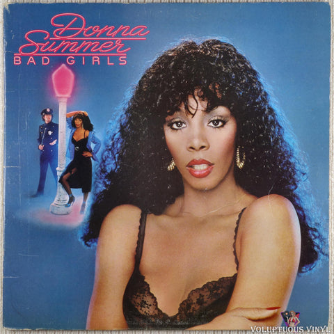 Donna Summer ‎– Bad Girls vinyl record front cover