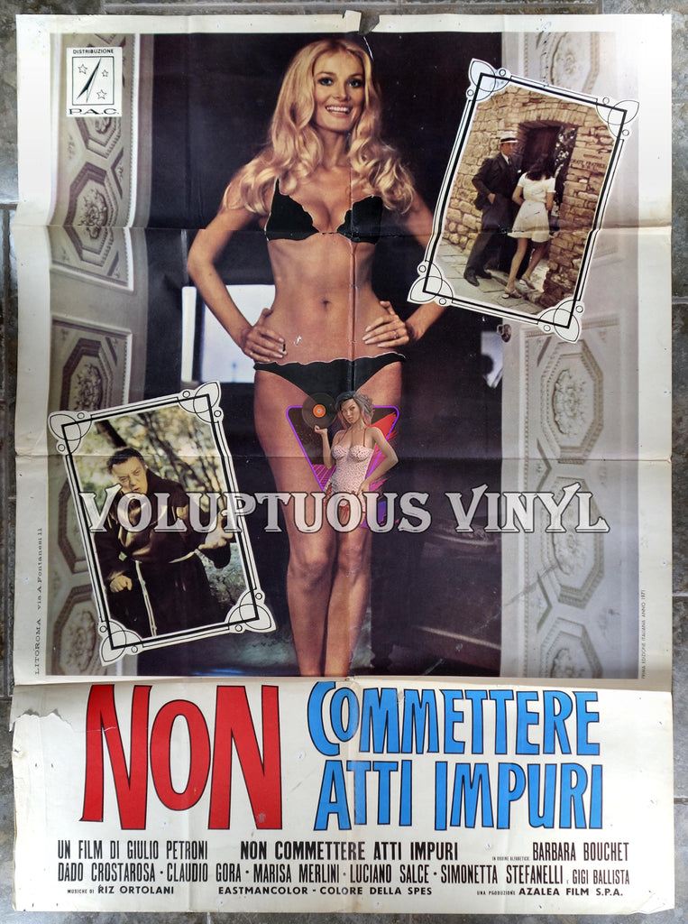 Don't Commit Impure Deeds [Non Commettere Atti Impuri] (1971) - Italian 2F - Barbara Bouchet Full Body Image film poster
