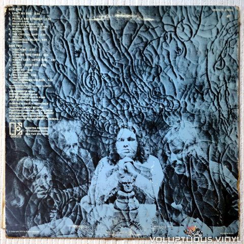 The Doors ‎– 13 vinyl record back cover