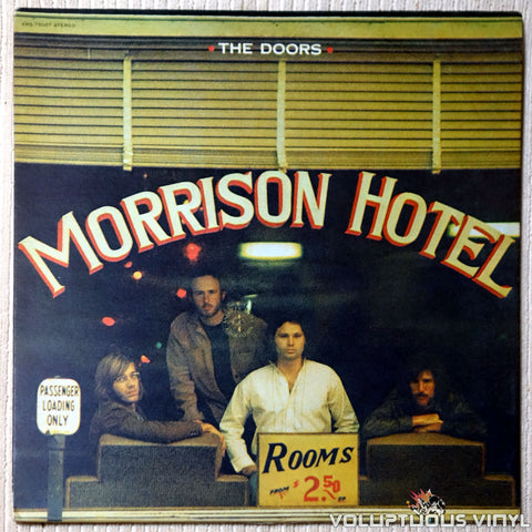 The Doors ‎– Morrison Hotel vinyl record front cover