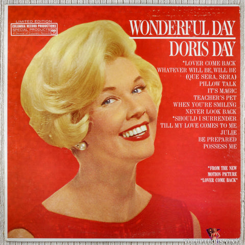 Doris Day – Wonderful Day vinyl record front cover