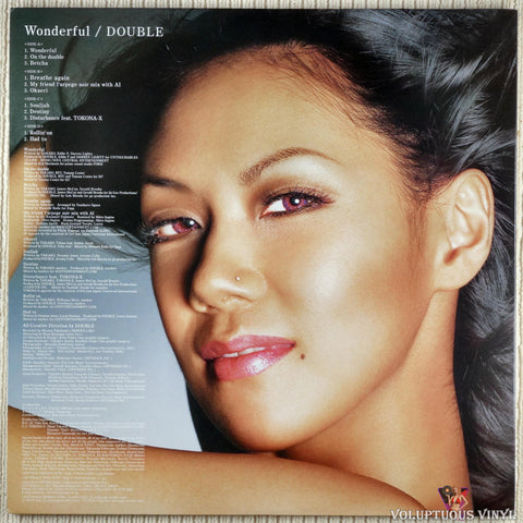 Double ‎– Wonderful vinyl record back cover