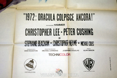 Dracula A.D. 1972 Italian 4F Poster - Credits