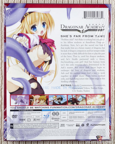 Dragonar Academy: The Complete Series limited edition Blu-ray back cover
