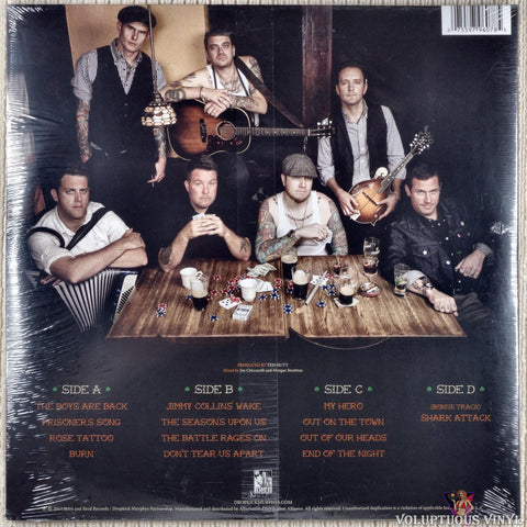 Dropkick Murphys ‎– Signed And Sealed In Blood vinyl record back cover