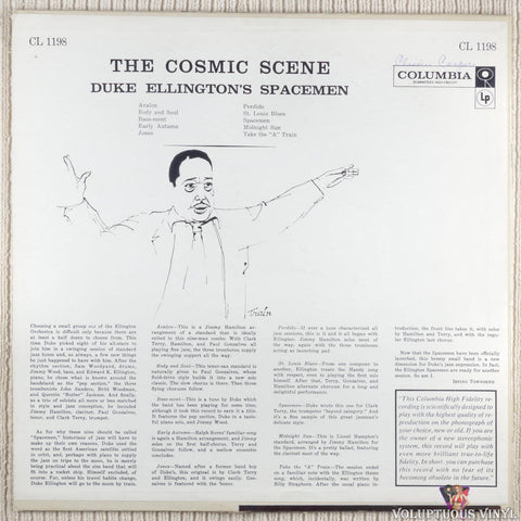 Duke Ellington's Spacemen – The Cosmic Scene vinyl record back cover