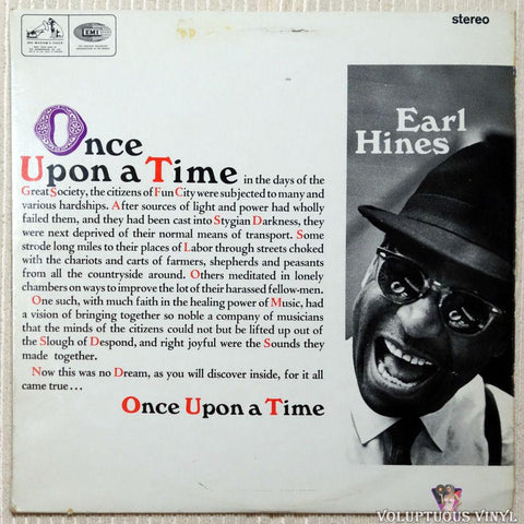 Earl Hines ‎– Once Upon A Time vinyl record front cover