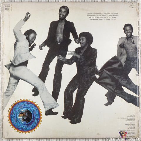 Earth, Wind & Fire – That's The Way Of The World vinyl record back cover