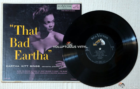 Eartha Kitt With Henri René And His Orchestra ‎– That Bad Eartha vinyl record 