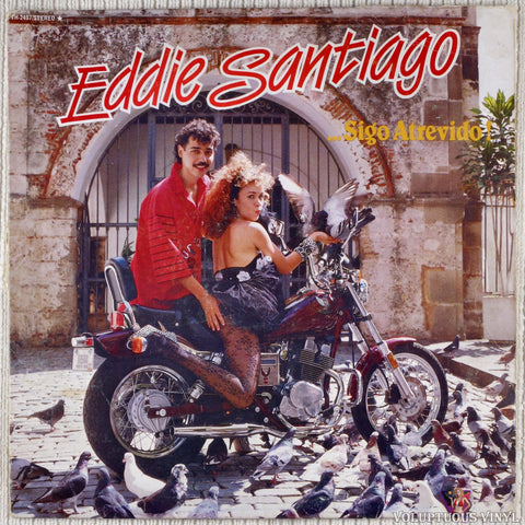 Eddie Santiago ‎– ...Sigo Atrevido! vinyl record front cover