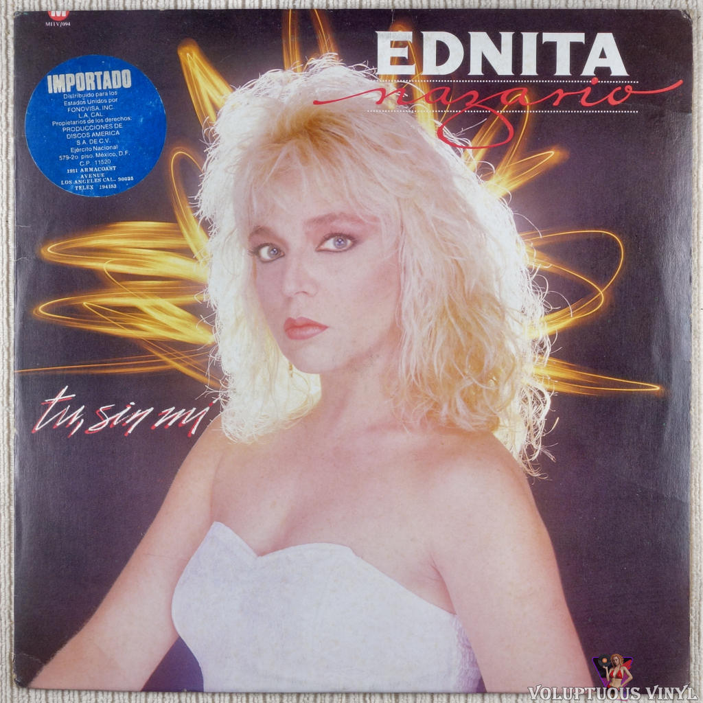 Ednita Nazario ‎– Tu, Sin Mi (1986) Mexican Press