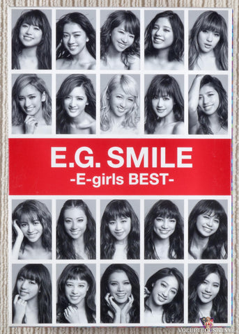 E-girls – E.G. SMILE -E-girls BEST- CD/Blu-ray box front cover