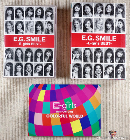 E-girls – E.G. SMILE -E-girls BEST- CD/Blu-ray front cover