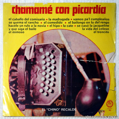 El "Chino" Recalde ‎– Chamame Con Picardia vinyl record front cover