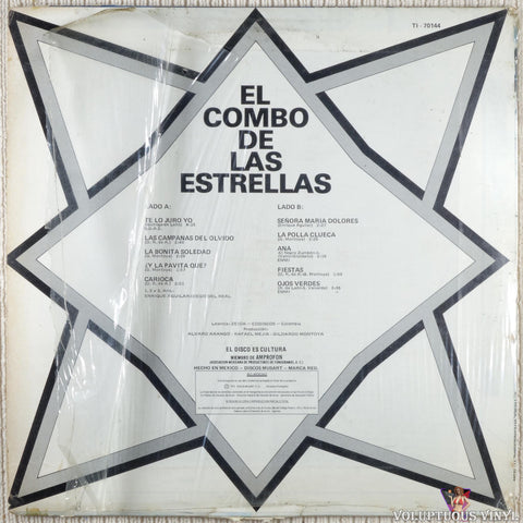 El Combo De Las Estrellas – Te Lo Juro Yo vinyl record back cover