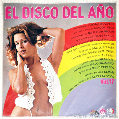 Various ‎– El Disco Del Año: Vol. 17 - Vinyl Record - Sexy Front Cover