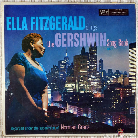 Ella Fitzgerald With Nelson Riddle And His Orchestra ‎– Ella Fitzgerald Sings The Gershwin Song Book Vol. 1 vinyl record front cover