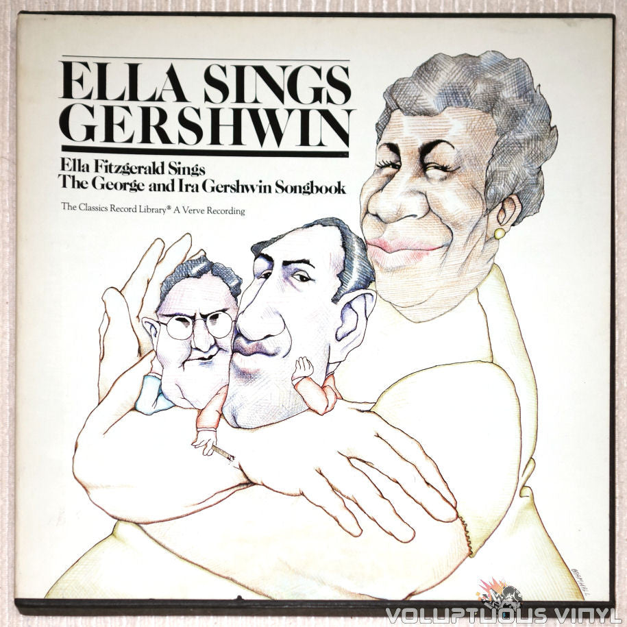 Ella Fitzgerald ‎– Sings The George & Ira Gershwin Song Books - Vinyl Record Box Set - Front Cover