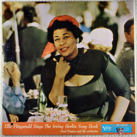 Ella Fitzgerald ‎– Ella Fitzgerald Sings The Irving Berlin Songbook vinyl record front cover