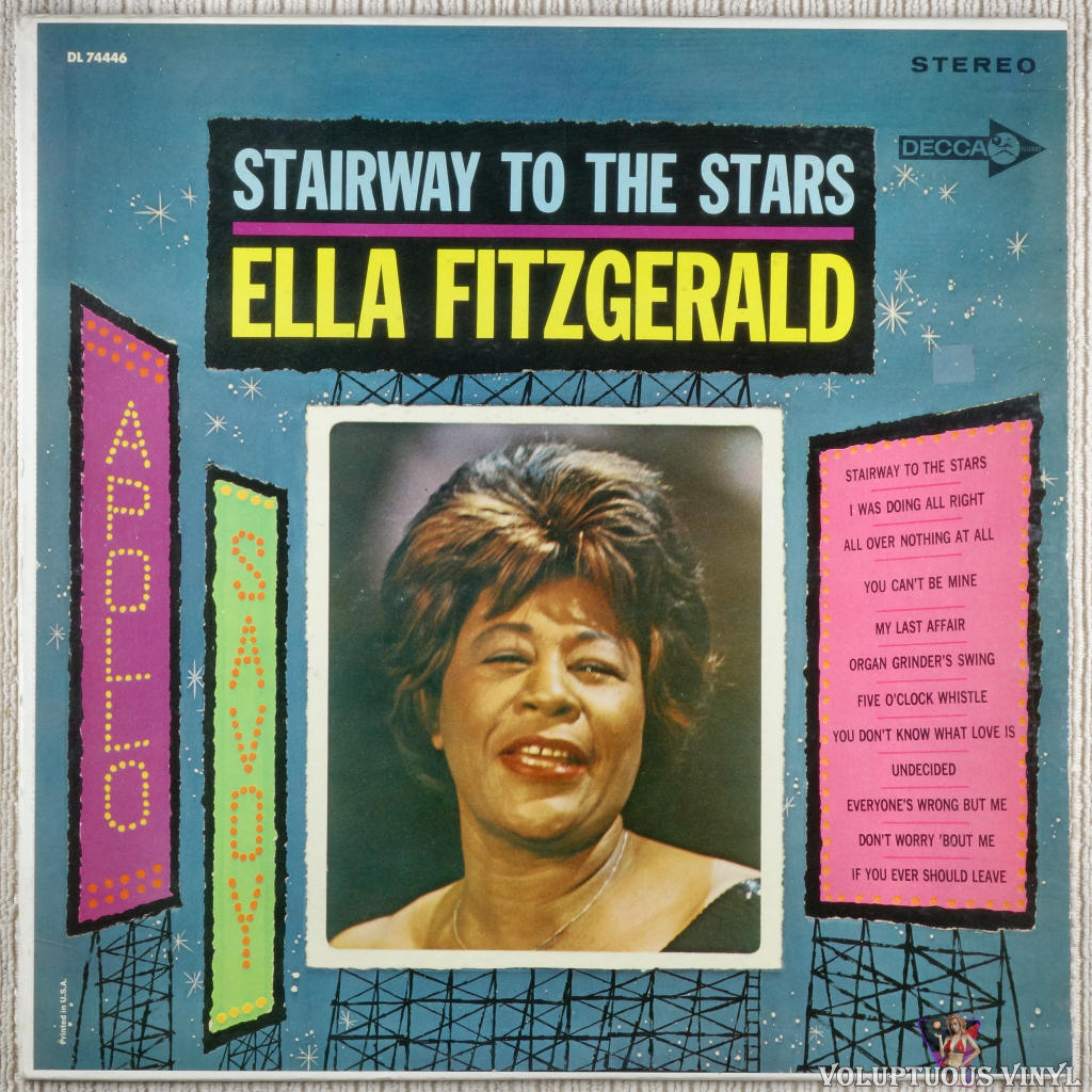 Ella Fitzgerald – Stairway To The Stars vinyl record front cover