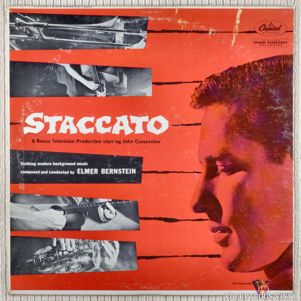 Elmer Bernstein – Staccato vinyl record front cover