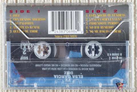 Elsa Garcia – Diez cassette tape back cover