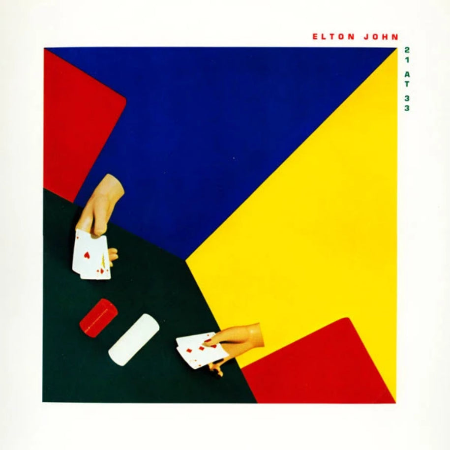 Elton John ‎– 21 At 33 vinyl record front cover