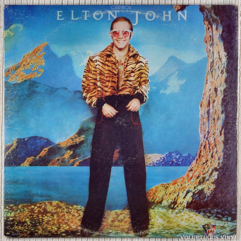 Elton John ‎– Caribou vinyl record front cover