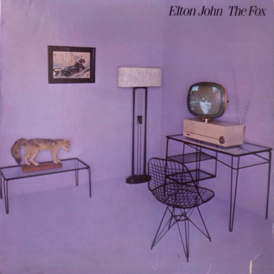 Elton John ‎– The Fox - Vinyl Record - Front Cover