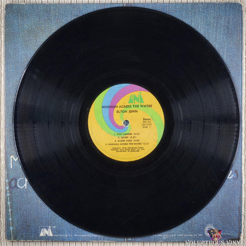 Elton John ‎– Madman Across The Water vinyl record