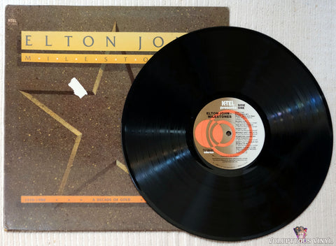 Elton John ‎– Milestones vinyl record