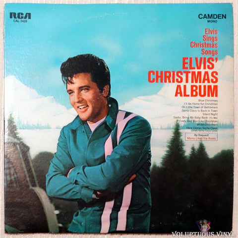 Elvis Presley ‎– Elvis' Christmas Album vinyl record front cover