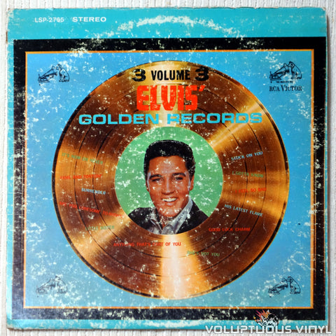 Elvis Presley ‎– Elvis' Golden Records, Vol. 3 vinyl record front cover