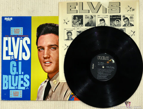 Elvis Presley ‎– G. I. Blues vinyl record